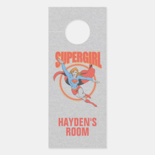 True Vintag Supergirl Flying Graphic Türanhänger