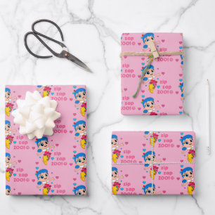 True - Zip Zap Zoo Geschenkpapier Set