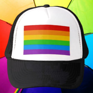 TrueColors: Regenbogenflagge Truckerkappe