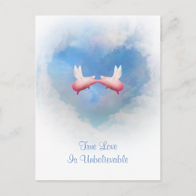 TrueLove ist unglaubliche Postkarten (Vorderseite)