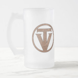 TrueVanguard mattierte Bier-Tasse Mattglas Bierglas