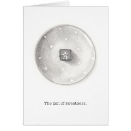 Trüffel auf einer Abbildung mit einem Bleistift