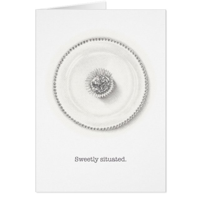 Trüffel auf einer Abbildung mit einem Bleistift (Vorne)