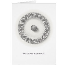 Trüffel auf einer Abbildung mit einem Bleistift