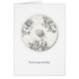 Trüffel auf einer Abbildung mit einem Bleistift