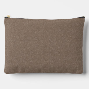 Trüffel einfarbig Vintage-Farbe Zubehörtasche