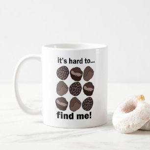 Trüffel Pilz Es ist schwer mich lustig zu finden Kaffeetasse