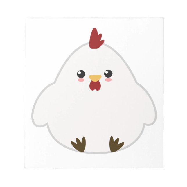 Truffle das Huhn Notizblock (Vorderseite)