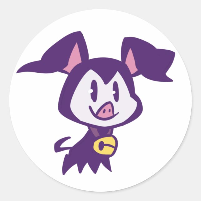 Truffles Runder Aufkleber (Vorderseite)