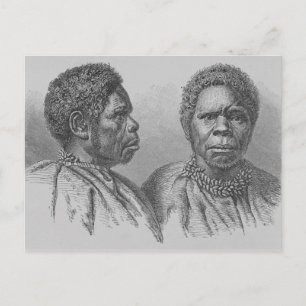 Truganina, die letzte Tasmanierin Postkarte
