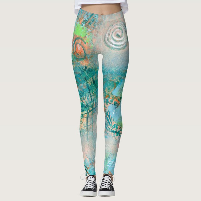 "Trugbild-" Leggings (Vorderseite)