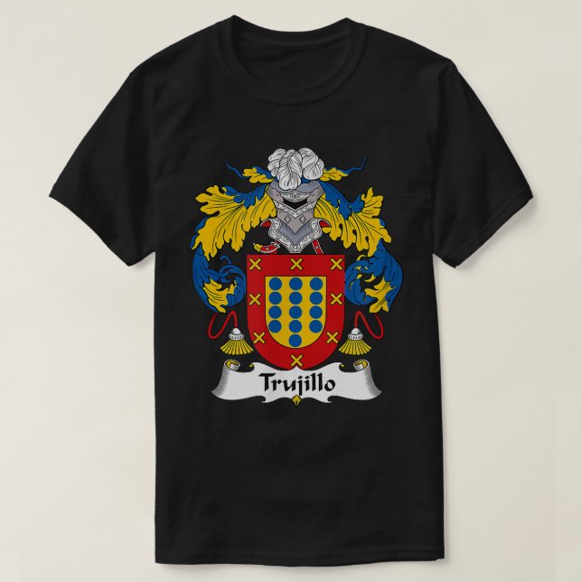 Trujillo-Familienwappen T-Shirt (Design vorne)