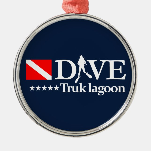 Truk Lagoon DV4 Ornament Aus Metall (Vorne)