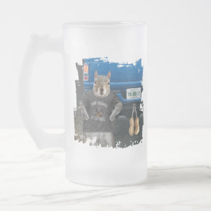 Truk Nutz - Lustige LKW-Nüsse Mattglas Bierglas