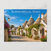 Trulli-Häuser Sonniges Dorf Karte