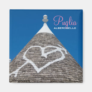 Trulli-House-Textmagnet Magnet