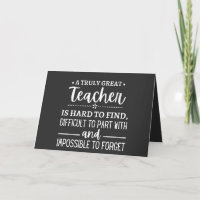 Truly Great Teacher