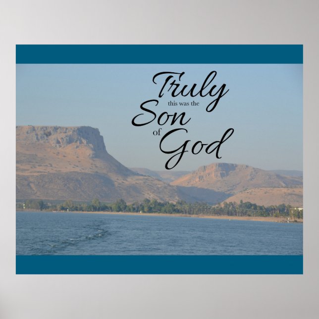 Truly the Son of God Poster (Vorne)