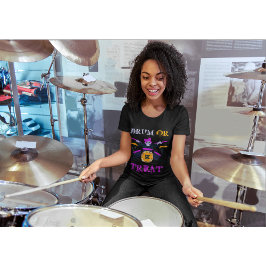 Trum oder Leckerei Skeletton Halloween T-Shirt