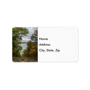 Truman Dam Autumn Gerahmt Address Labels Adressaufkleber