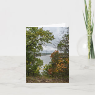 Truman Dam Herbst Gerahmt Karte