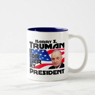 Truman für immer zweifarbige tasse
