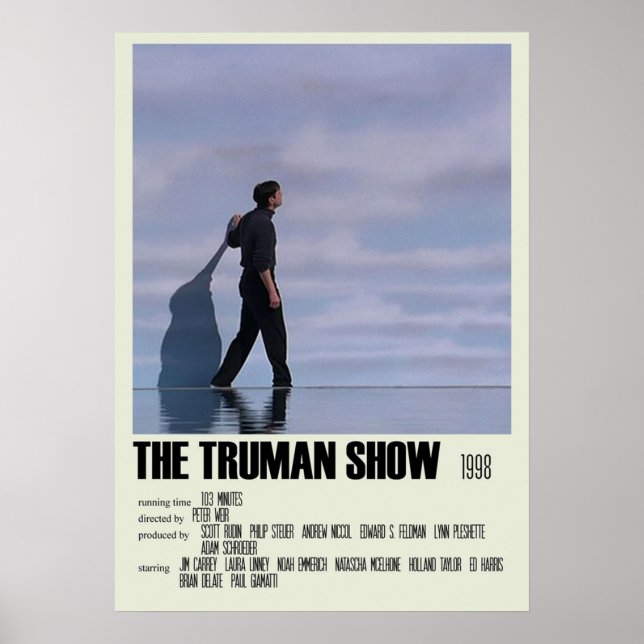 Truman Show Alternative Art Movie Large 4 Poster (Vorne)