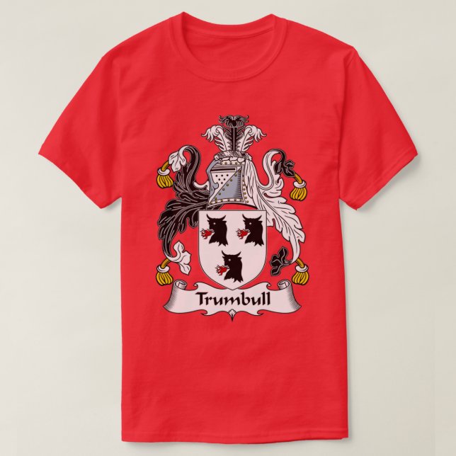 Trumbull-Familienwappen T-Shirt (Design vorne)