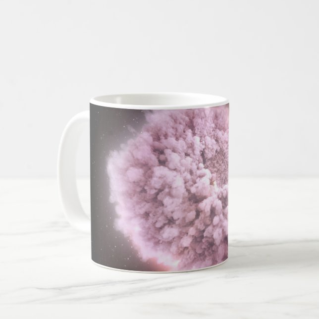 Trümmerwolke aus zwei Neutronenstern Kaffeetasse (Vorderseite Links)