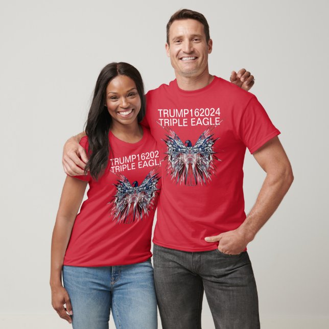 TRUMP162024 TRIPLE EAGLE T-Shirt (Unisex)