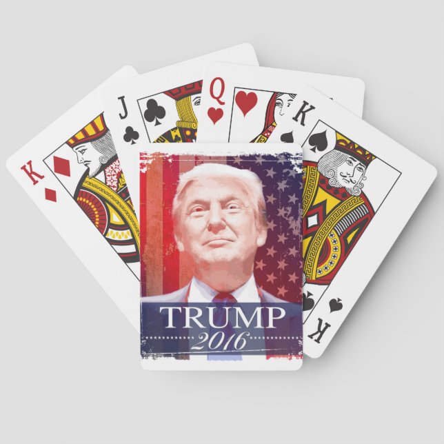 Trump 2016 spielkarten (Rückseite)