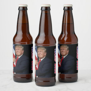 Trump 2020 - 4 weitere Jahre Bierflaschenetikett