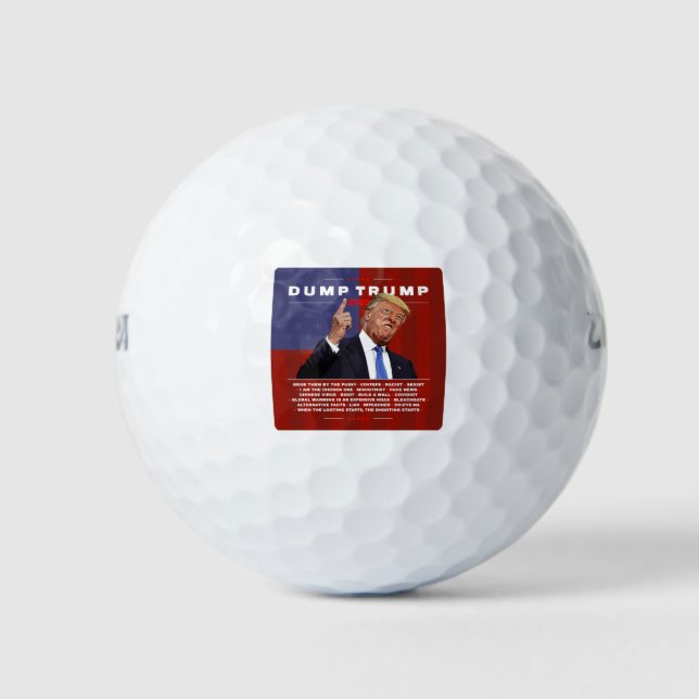 Trump 2020-Abbildung Golfball (Vorderseite)