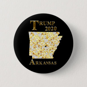TRUMP 2020 ARKANSAS BUTTON
