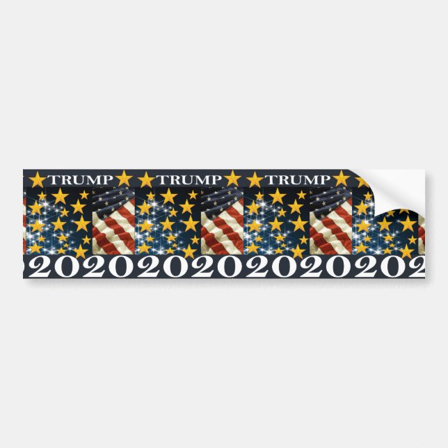 TRUMP 2020 AUTOAUFKLEBER (Vorne)