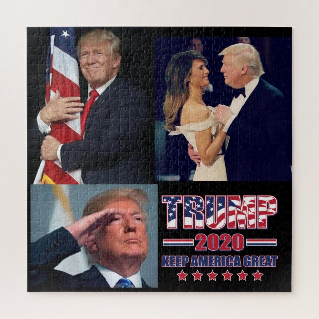 Trump 2020 - Behalt Amerika groß Puzzle (Vertikal)