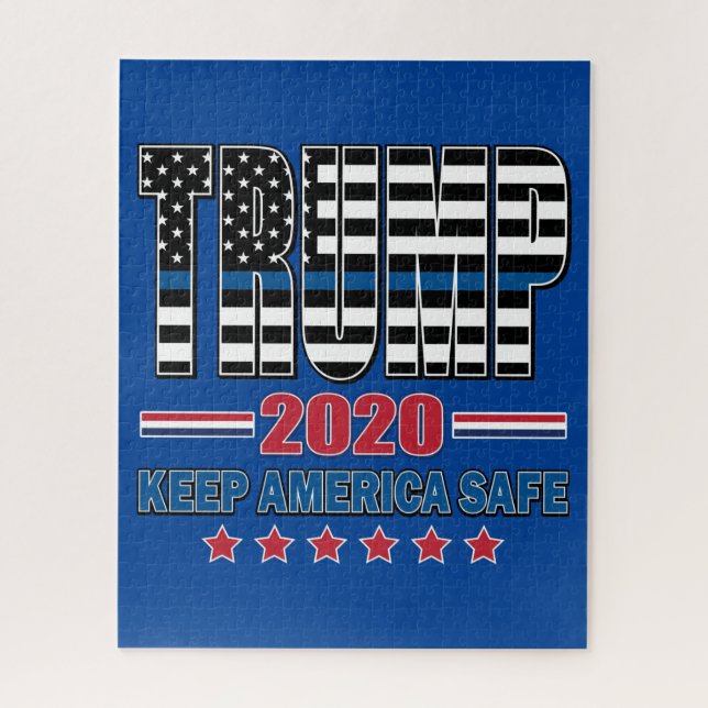 Trump 2020 Behalte Amerika sicher Puzzle (Vertikal)