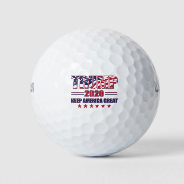 Trump-2020-Behalten-Amerika-Groß Golfball (Vorderseite)