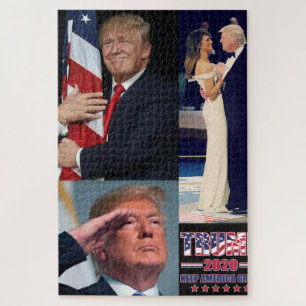 Trump 2020 Behielt Amerika groß Puzzle