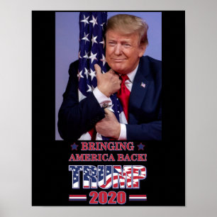 Trump 2020 bringt Amerika zurück Poster