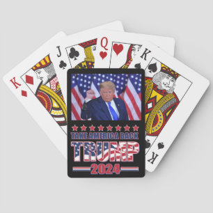 Trump 2020 bringt Amerika zurück Spielkarten