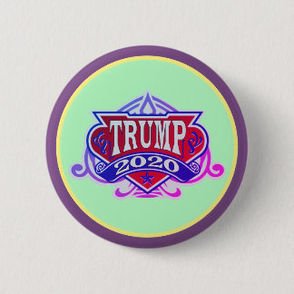 Trump 2020 (Casino-Chip-Stil) Button