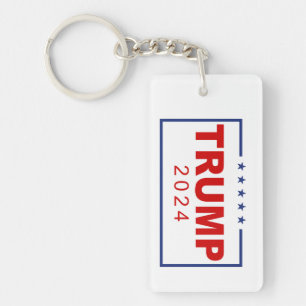 Trump 2020 Classic Rectangle Logo Schlüsselanhänger