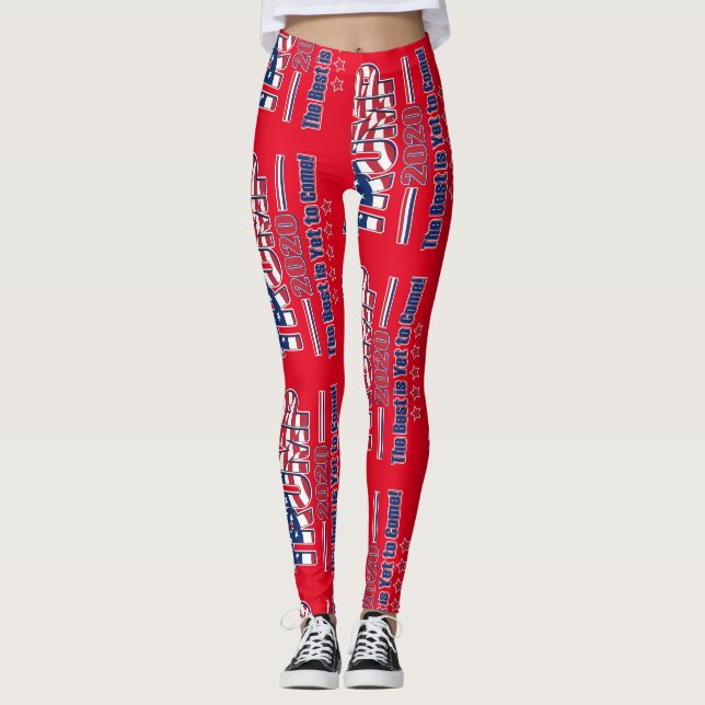 Trump 2020 Das Beste ist noch nicht zu erwarten Leggings (Vorderseite)