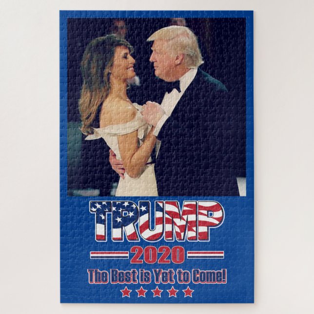 Trump 2020 Das Beste steht noch bevor Puzzle (Vertikal)