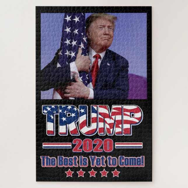 Trump 2020 Das Beste steht noch bevor Puzzle (Vertikal)