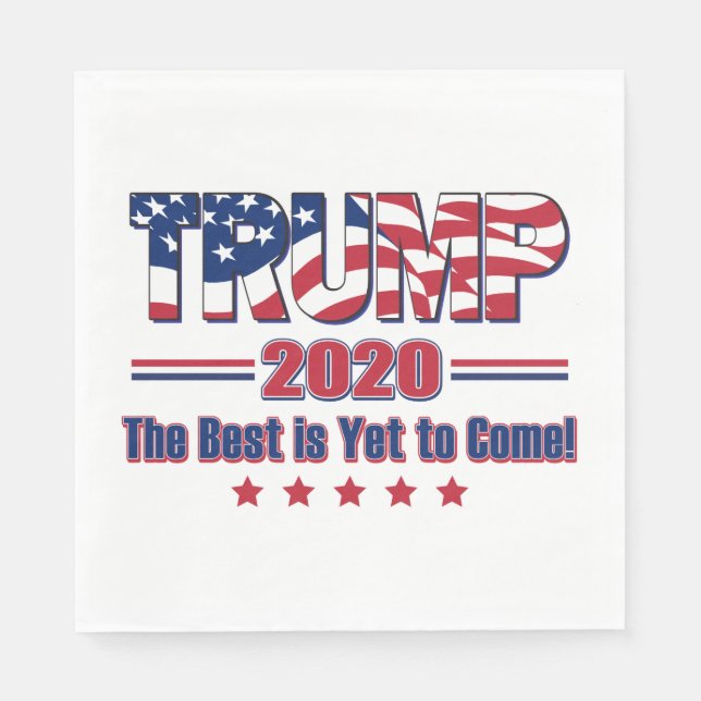 Trump 2020 Das Beste steht noch bevor Serviette (Vorderseite)