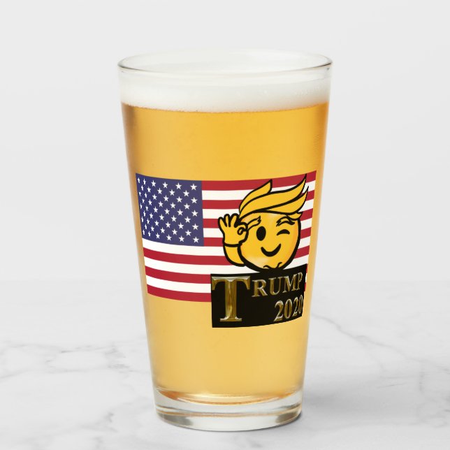 TRUMP 2020 GLAS (Vorne (Gefüllt))