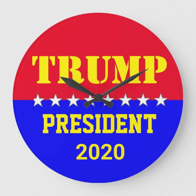 TRUMP 2020 GROßE WANDUHR (Vorderseite)