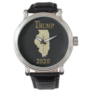 TRUMP 2020 ILLINOIS WATCH ARMBANDUHR